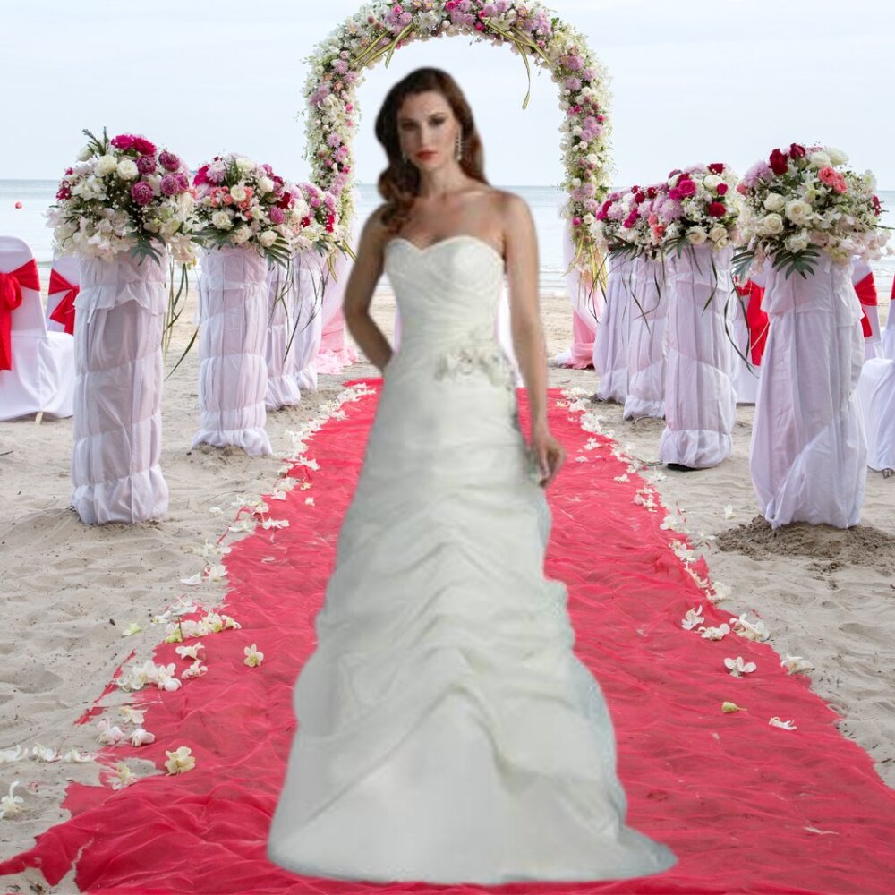 Davincibridal Wedding gown-dress Style 50008 sz 30 WHITE